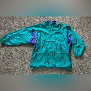 Vintage 90s Pro Spirit Windbreaker Nylon Jacket Size Large Unisex